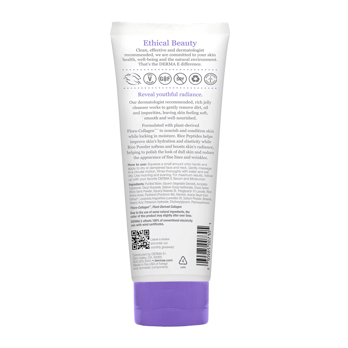 Advanced Peptides & Flora-Collagen™ Gentle Jelly Cleanser - Image 6