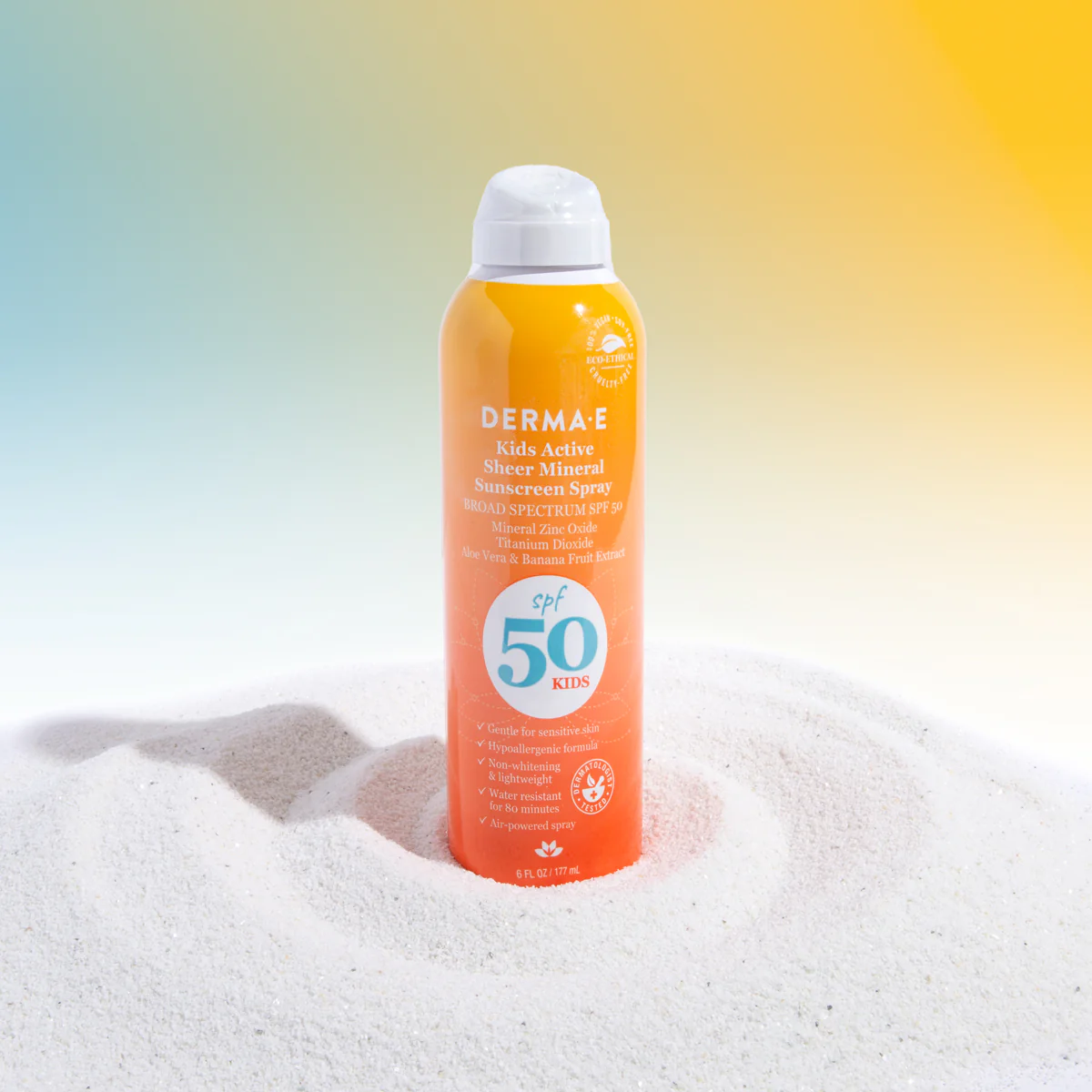 Kids Active Sheer Mineral Sunscreen Spray SPF 50 - Image 3