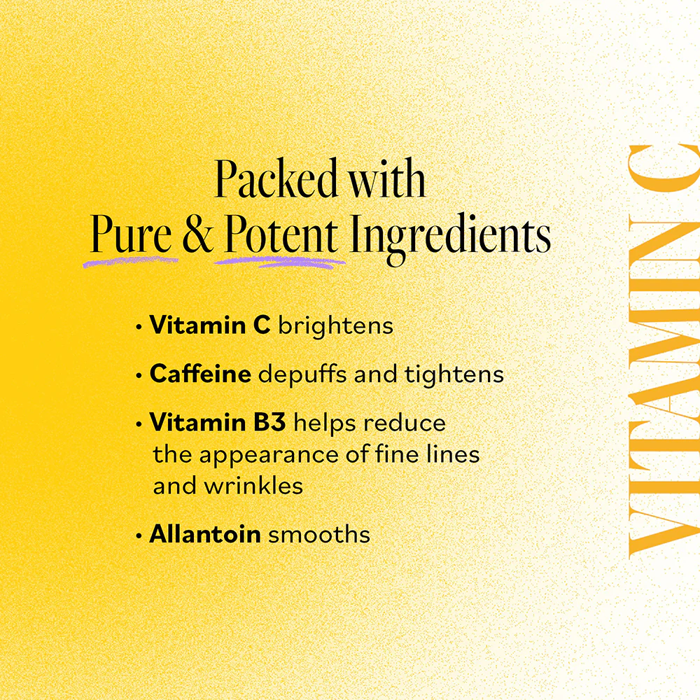 Vitamin C Bright Eyes Hydro Gel Patches - Image 3