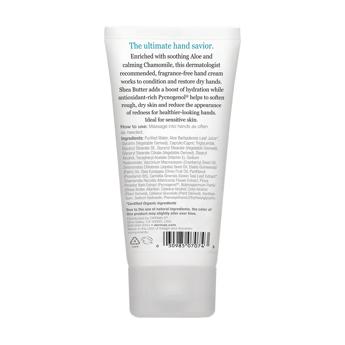 Vitamin E Fragrance-Free Sensitive Skin Shea Hand Repair Cream - Image 4